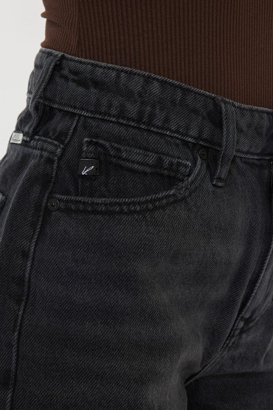 Shorts en jean taille haute