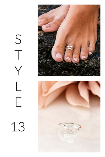 Sterling Silver Toe Rings