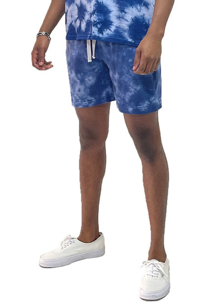 Men's Cotton Tye Dye Sweat Shorts