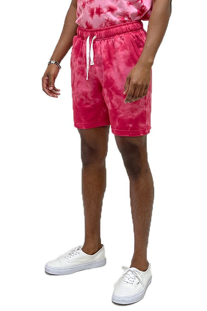 Men's Cotton Tye Dye Sweat Shorts