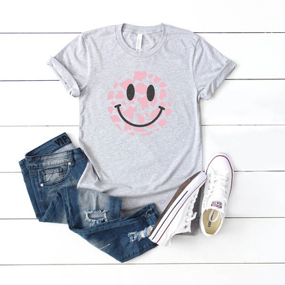 Smile Cow Prints Short Sleeve Graphic Tee