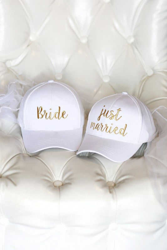 Just Married Bride Cap