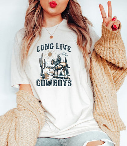 Long Live Cowboys Graphic Tee