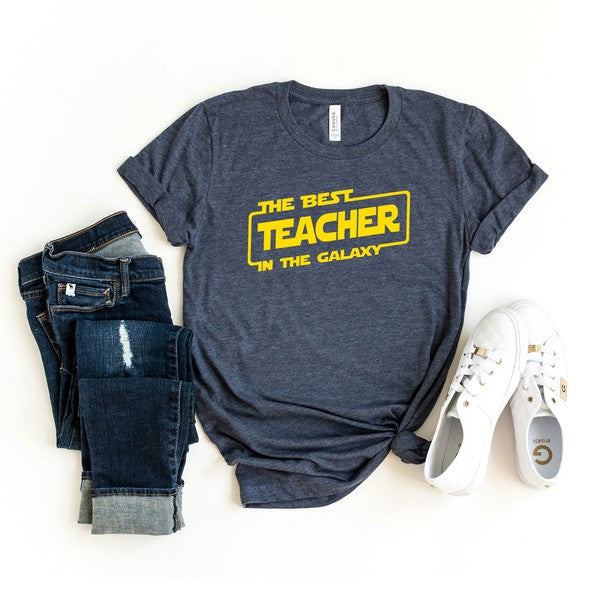 Best Teacher In The Galaxy Short Sleeve Tee