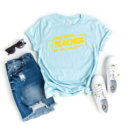 Best Teacher In The Galaxy Short Sleeve Tee