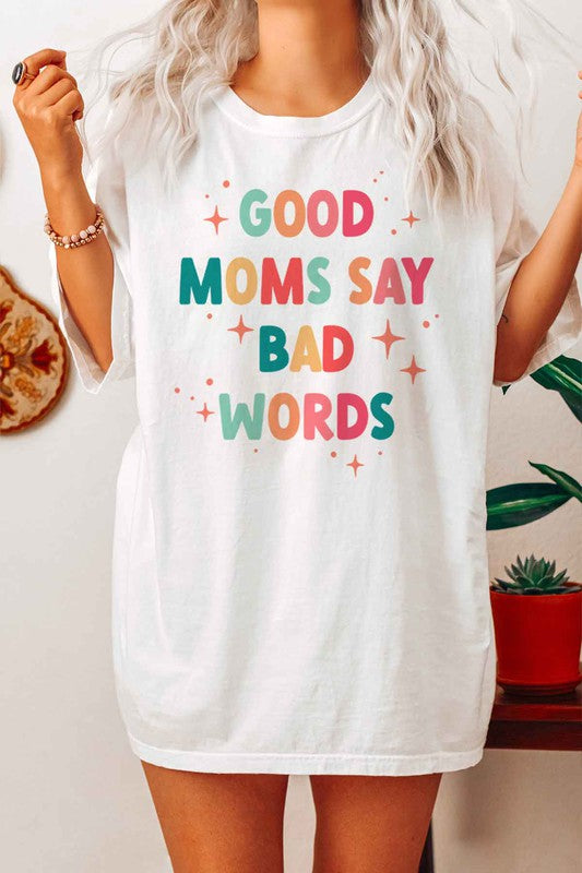 GOOD MOM BAD WORDS GRAPHIC T-SHIRT