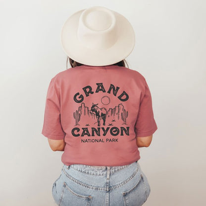 Vintage Grand Canyon Front & Back Graphic Tee