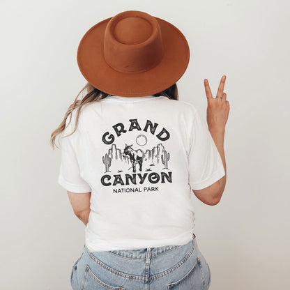 Vintage Grand Canyon Front & Back Graphic Tee