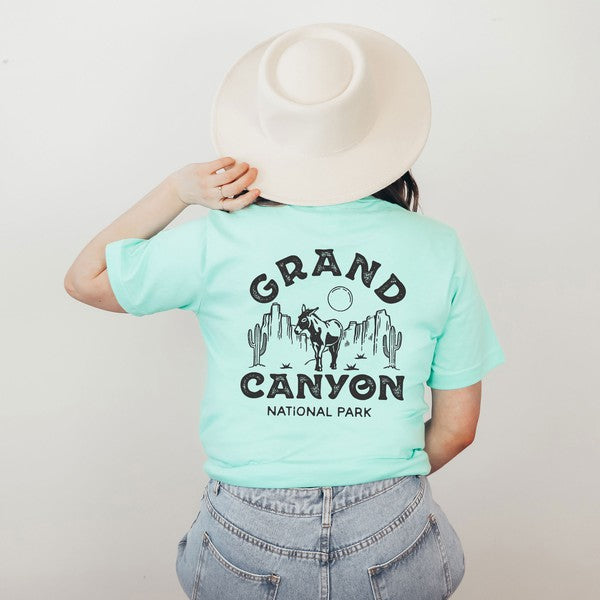 Vintage Grand Canyon Front & Back Graphic Tee