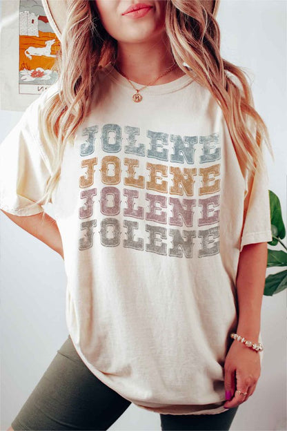 JOLENE WESTERN DOLLY GRAPHIC T-SHIRT