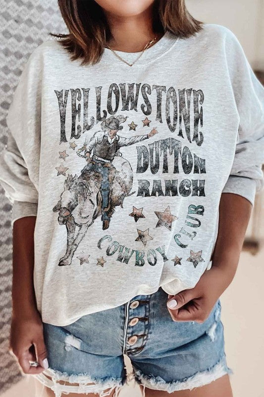 YELLOWSTONE DUTTON RANCH PLUS SIZE SWEATSHIRT