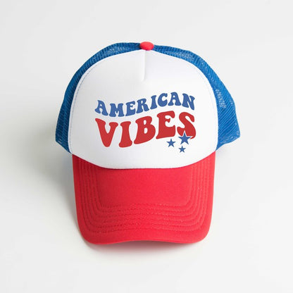 American Vibes Stars Foam Trucker Hat