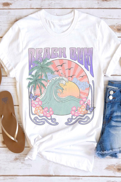 BEACH BUM GRAPHIC T-SHIRT