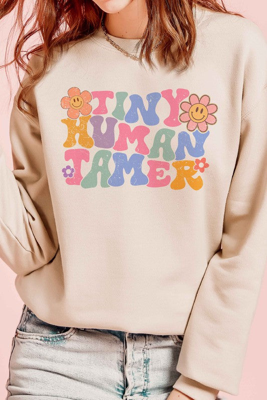 TINY HUMAN TAMER Graphic Sweatshirt