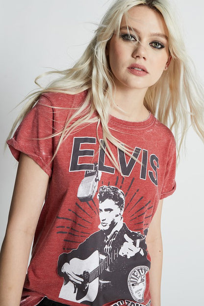 1030 Sun Records X Elvis Burnout Tee