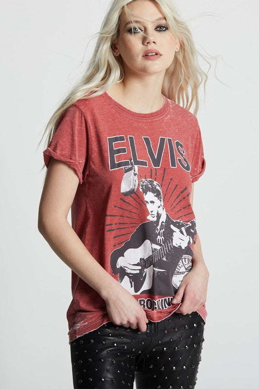 1030 Sun Records X Elvis Burnout Tee