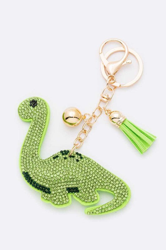 Crystal Dinosaur Iconic Pillow Key Chain