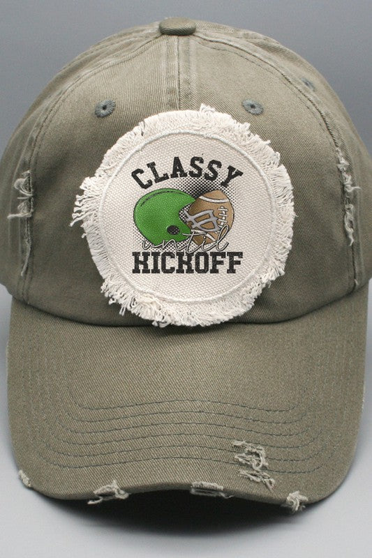 GameDay Green Helmet Classy Until Kickoff