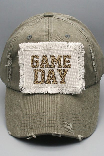 Leopard Game Day Stack Football Fall Hat