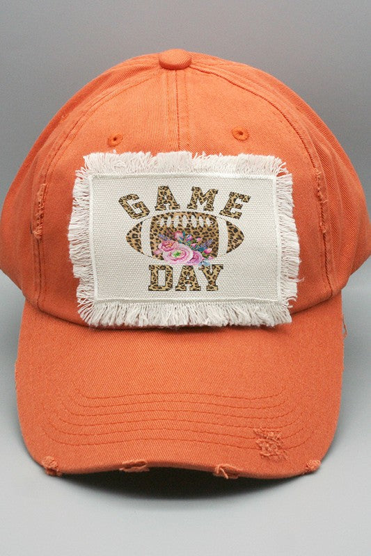 GameDay Leopard Stack Football Floral Hat