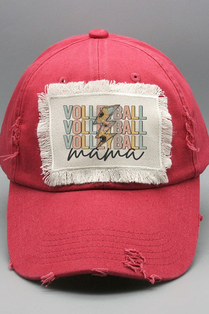 Fall Hat Volleyball Mama Sunflower Bolt