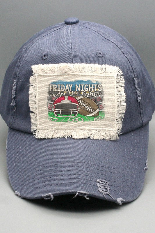 Friday Nights Under Lights Red Helmet Hat