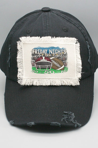 Friday Nights Under Lights Maroon Helmet Hat