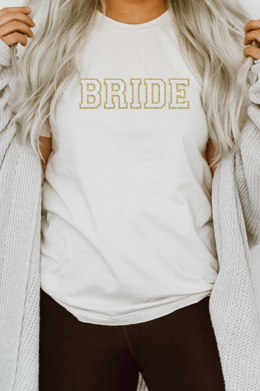 Bride Faux Chenille Graphic PLUS Tee