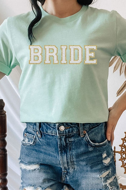 Bride Faux Chenille Graphic Tee