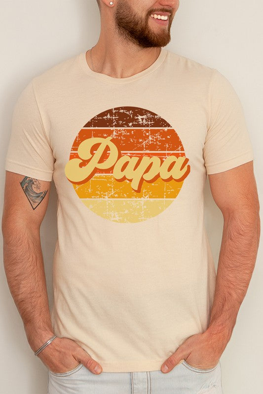 Papa Circle Graphic Tee