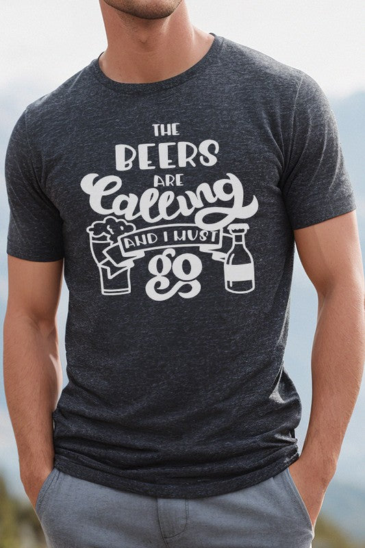 Men's Beers are Calling Graphic Tee