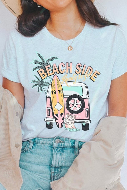 Beach Side Ready To Go Graphic T Shirts