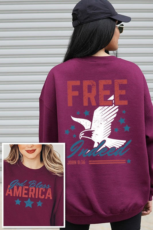 Free Indeed Graphic Fleece Sweatshirts