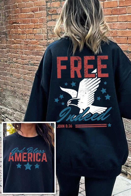 Free Indeed Graphic Fleece Sweatshirts