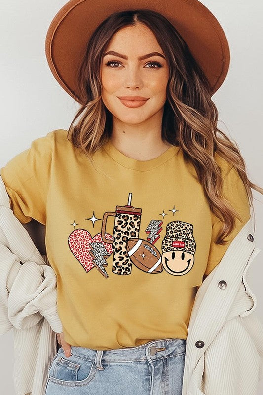 Boujee Cute Football Graphic Tee