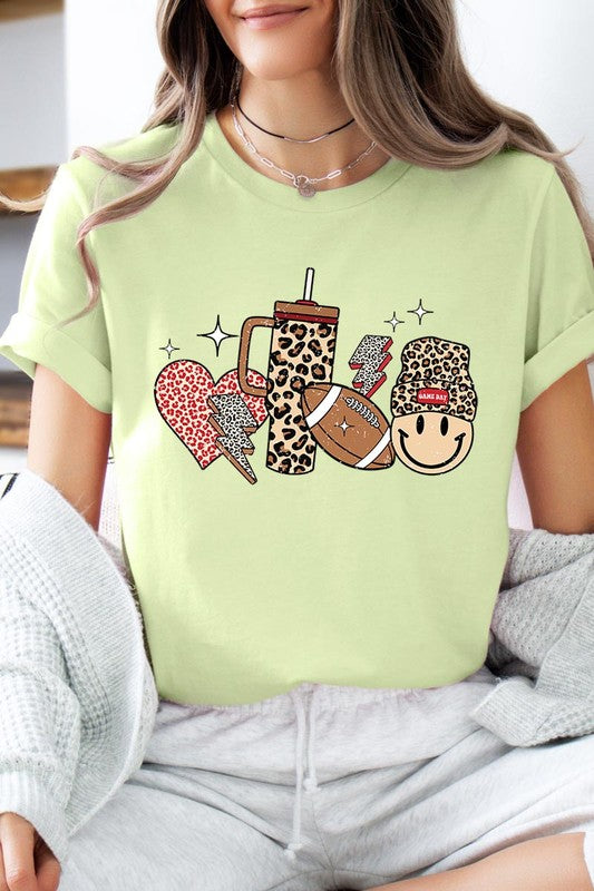 Boujee Cute Football Graphic Tee