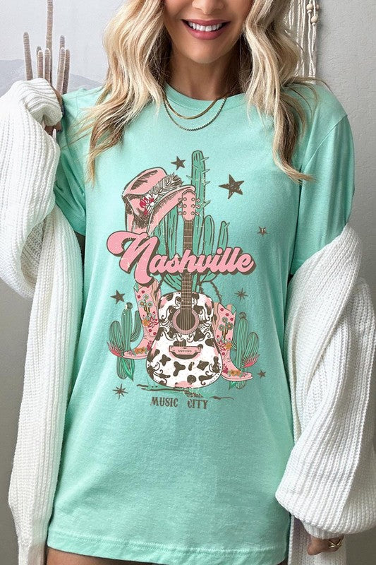 Nashville Music City Graphic Tee