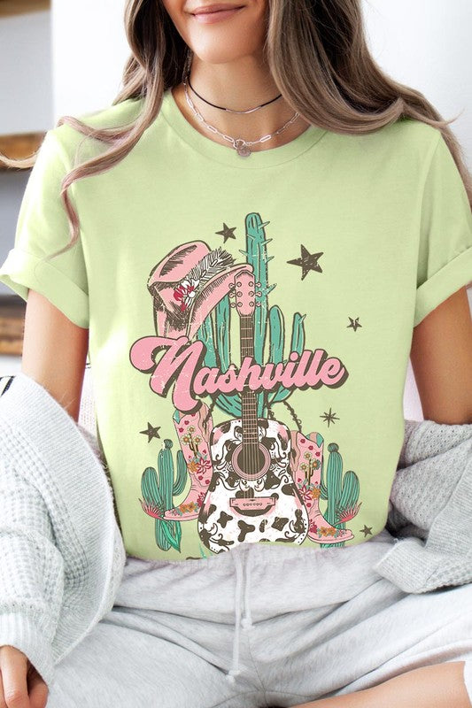 Nashville Music City Graphic Tee