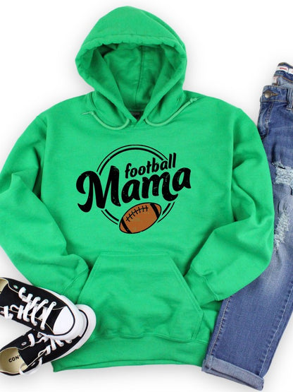 Football Mama with Football Hoodie Sweatshirt