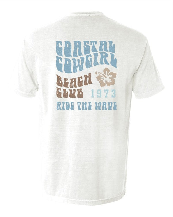 Coastal Cowgirl Beach Pocket Comfort Color Tee