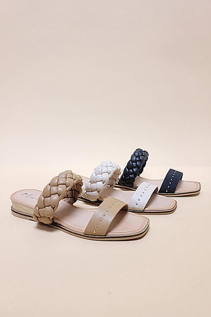 SILAS-SLIDE SANDALS