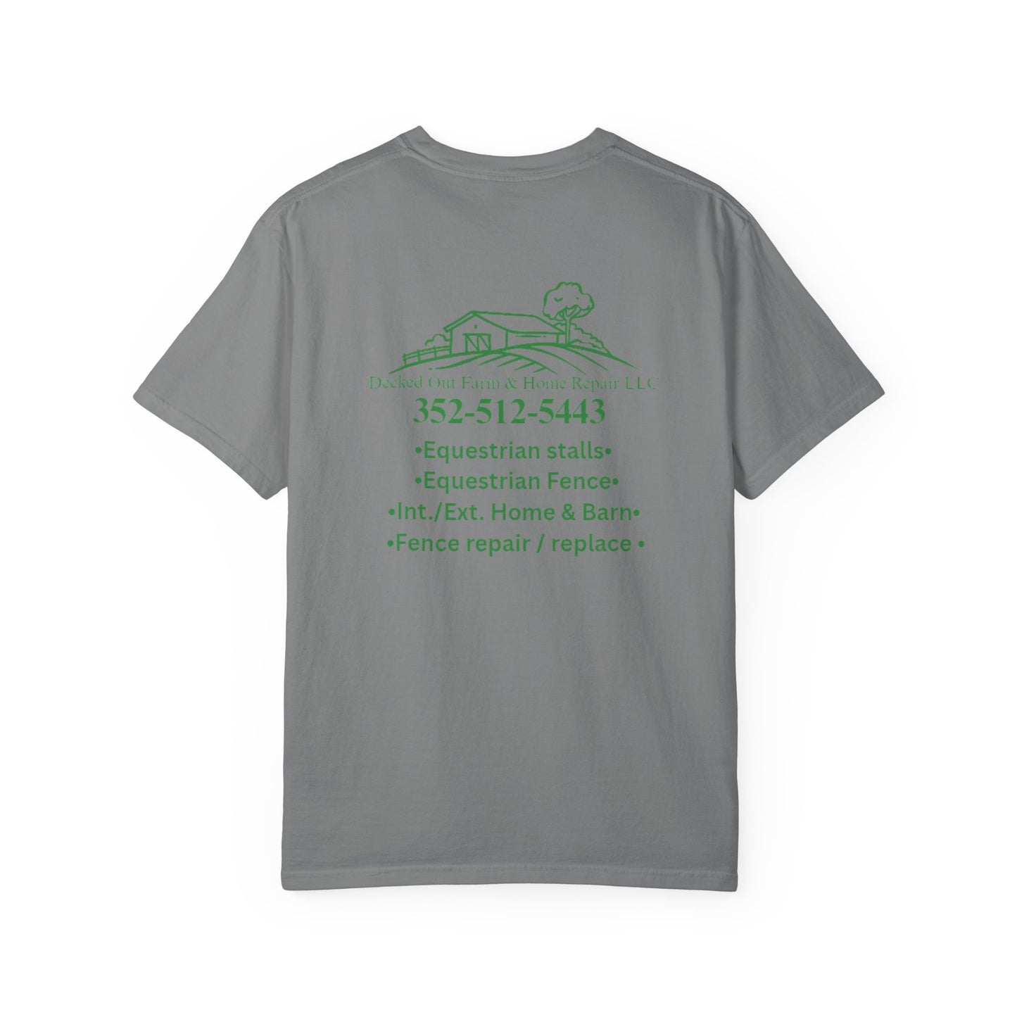 Equestrian Service Tee, Personalized T-Shirt for Horse Lovers, Gift for Farm Owners, Outdoor Apparel, Equestrian Lifestyle Shirt