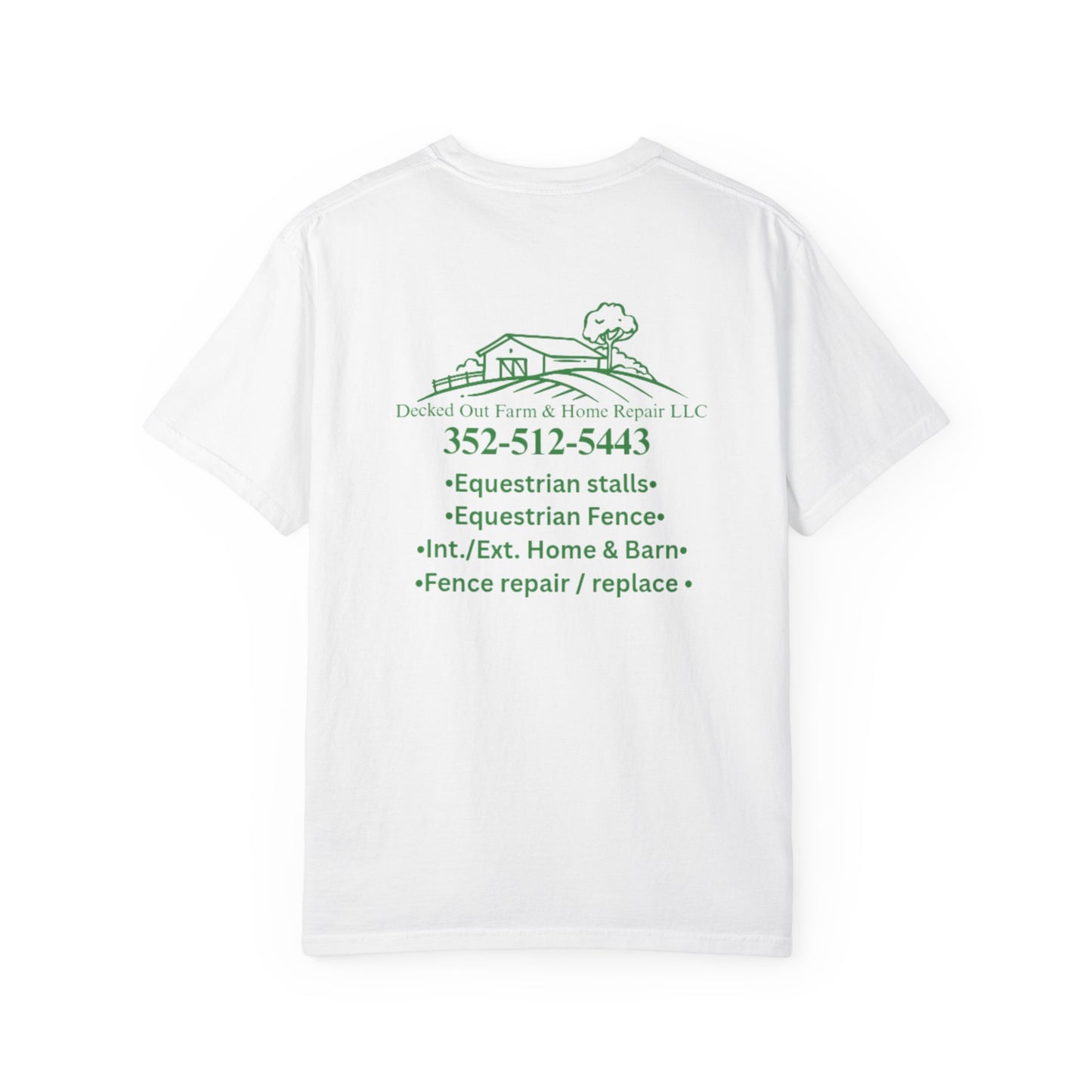 Equestrian Service Tee, Personalized T-Shirt for Horse Lovers, Gift for Farm Owners, Outdoor Apparel, Equestrian Lifestyle Shirt