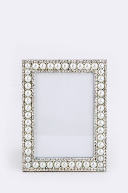 Pearl & Crystal Small Picture Frame