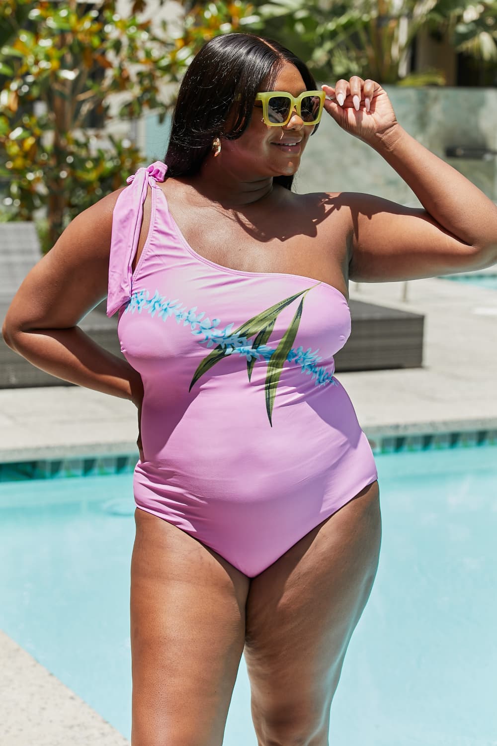 Vacay Mode Swimsuit in Carnation Pink Marina West Swim Full Size