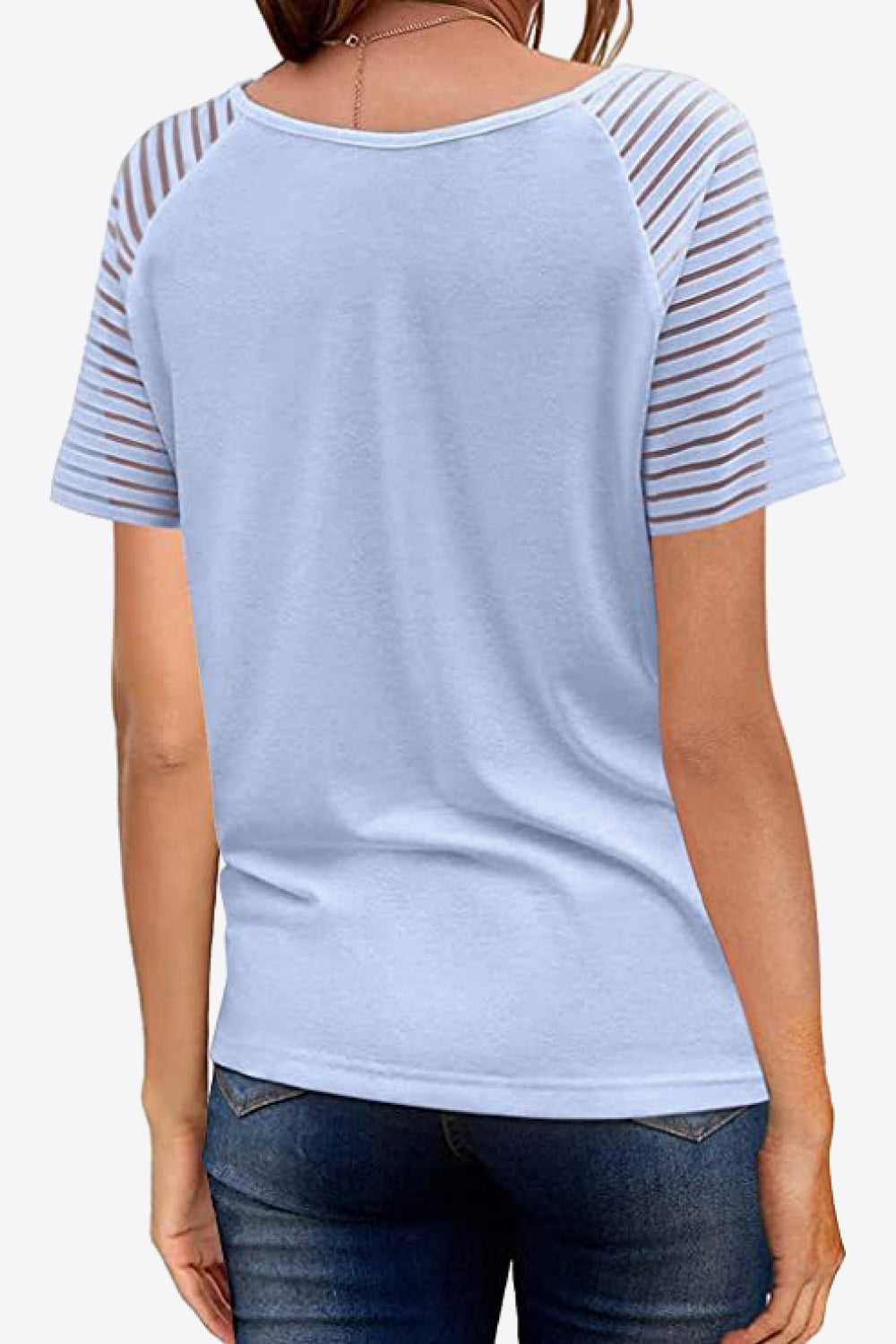 V-Neck Raglan Sleeve Top