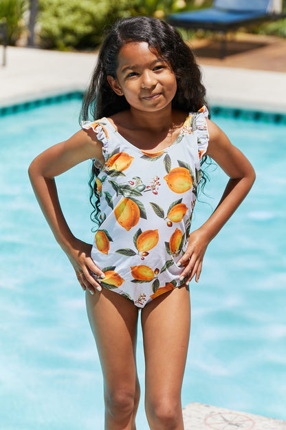 Salty Air One-Piece in Citrus Orange Marina West Swim