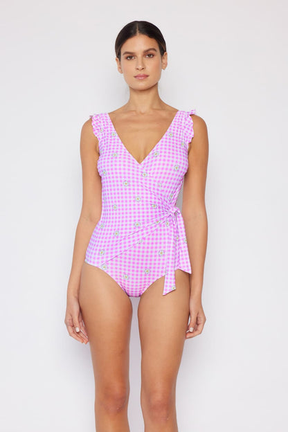 Float On in Carnation Pink Marina West Swim Full Size