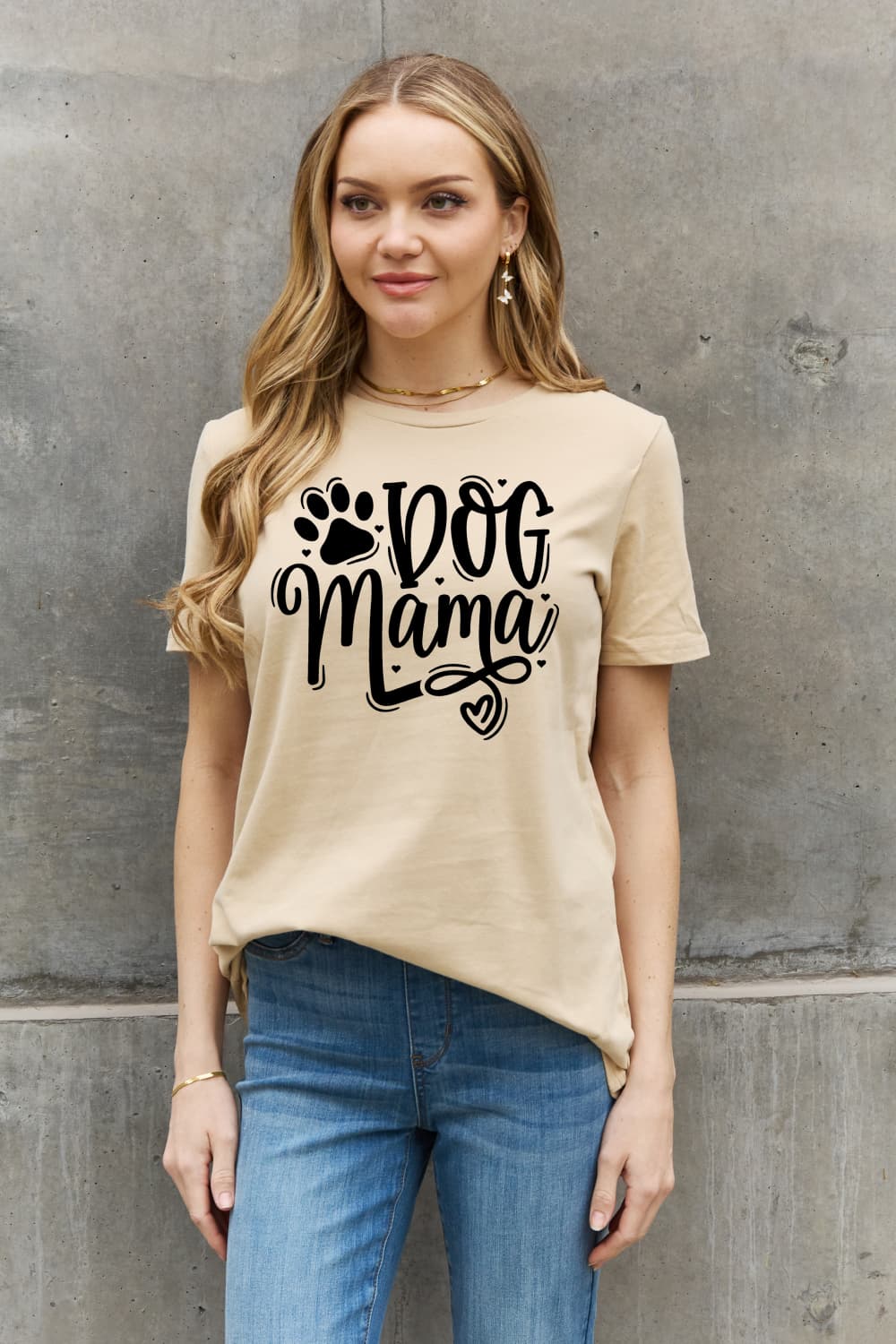 Simply Love Full Size DOG MAMA Graphic Cotton T-Shirt