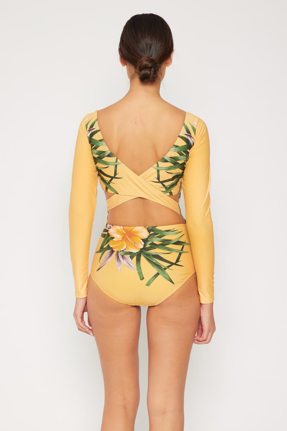 Cool Down Long Sleeve One-Piece Swimsuit Marina West Swim